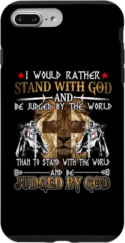 Vista 12 de I Would Rather Stand with God Knight Templar Case for iPhone 17