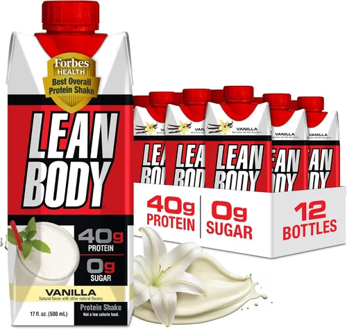 Vista 10 de LEAN BODY - Paquete variado de 8 sabores, 1.41 onzas de proteína, cero azúcar, 24 vitaminas y minerales para apoyar la salud inmunológica, 17 onzas