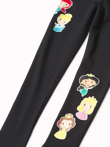 Vista 3 de Tienda Essentials Disney Marvel Star Wars Frozen Leggings de princesa para niñas y niños pequeños, paquete de 4