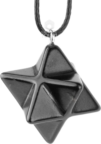Vista 3 de Colgantes Shungite - Varias formas geométricas - Piedra auténtica - Certificado
