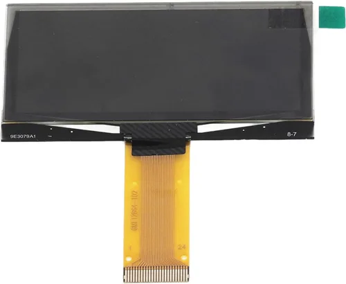 Vista 2 de 1 pantalla LCD SSD1309, construcción de vidrio flexible en línea de 2.42 pulgadas, módulo de pantalla LCD de 128 x 64 SSD1309 autoiluminado