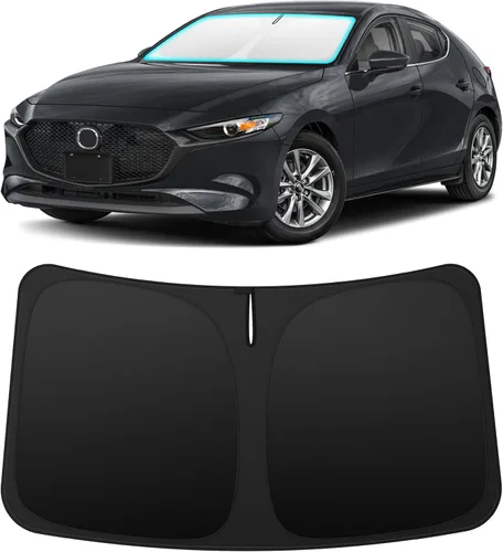 Vista 217 de INSAUTO Accesorios para parasol de parabrisas de ajuste personalizado para Acura RDX 2019-2026, parasol plegable para ventana delantera, reflector
