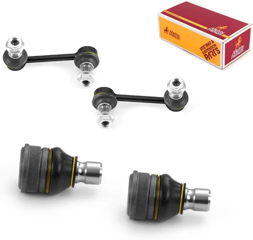 Vista 286 de Metrix Premium Chassis Parts - Juego de 4 piezas de articulación de rótula superior y barra estabilizadora delantera para Ford Ranger RWD 1998-2011