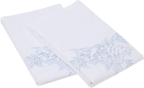 Vista 11 de Bucilla Par de fundas para almohada bordadas, 20 x 30 pulgadas, 45076 Mariposas en vuelo