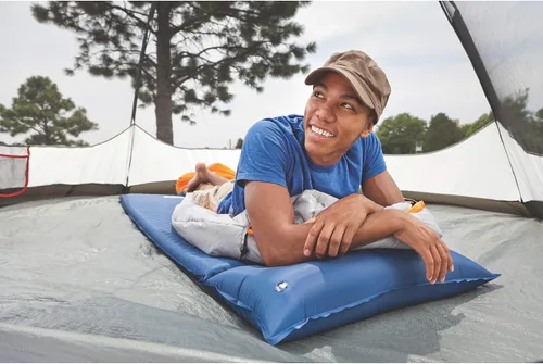 Vista 6 de Coleman almohadilla auto-inflable para acampar con almohada adjunta