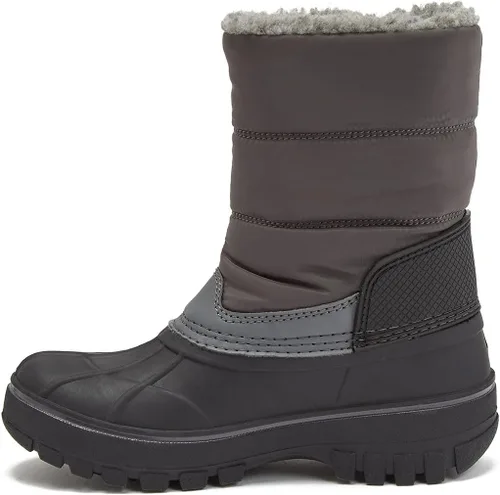 Vista 3 de London Fog Jett Botas de nieve para niños, botas de nieve de invierno aisladas para niños y niñas, tallas de 11 a 5