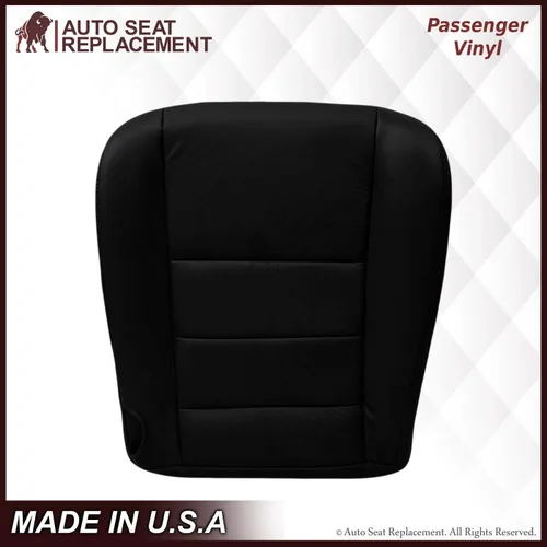 Vista 5 de 2003 2004 2005 2006 2007 Ford F250 F350 Lariat Funda de Asiento de Cuero Sintético Reemplazo, Fundas de Asiento de Vinilo para Ford F250 F350 Negro