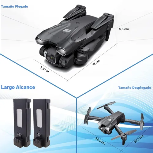 Vista 7 de MOCVOO Drone con cámara para adultos, drones mini FPV HD 1080P para niños principiantes, juguetes plegables de cuadricóptero RC para niños y niñas