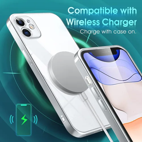 Vista 774 de Supdeal Funda cristalina transparente para iPhone 11, [No se amarillea] [Protección de la cámara] [Probado contra caídas de grado militar] Funda