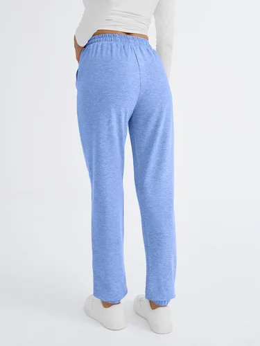 Vista 4 de AUTOMET - Pantalones deportivos holgados para mujer con bolsillos, pantalones de pijama para mujer, pantalones deportivos para correr, ropa de otoño