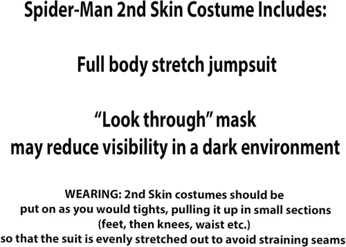 Vista 4 de Rubies Mens Marvel Spider-Man 2nd Skin Costume
