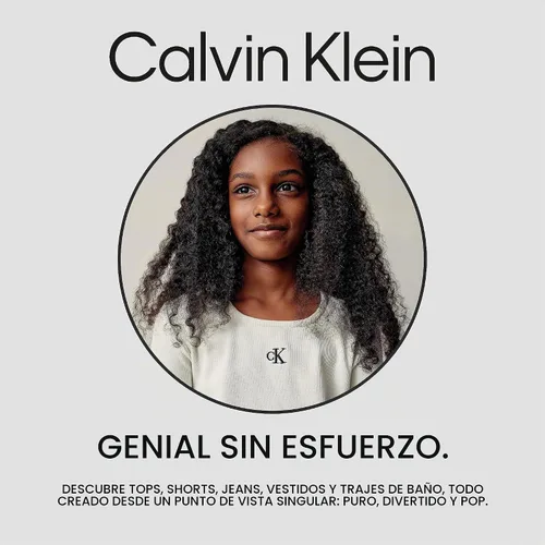 Vista 2 de Calvin Klein Conjunto de traje de baño de dos piezas con protección solar UPF 50+ para niñas Atomizador Ombre