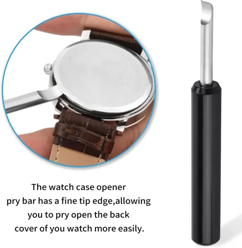 Vista 5 de TOPWAY - Kit de herramientas de repuesto de batería de reloj, herramienta de extracción de espalda y herramienta de apertura de reloj con 3 tipos