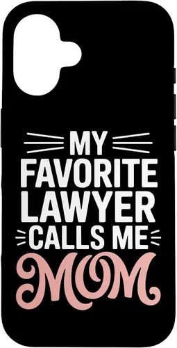 Vista 32 de My Favorite Lawyer Calls Me Mom Proud Law School Parent Case for iPhone 17