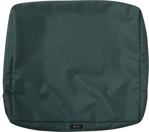 Vista 26 de Classic Accessories Ravenna - Funda de cojín de respaldo de patio resistente al agua, 25 x 22 x 4 pulgadas, color espresso