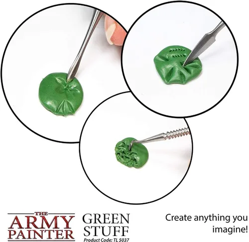 Vista 6 de Green Stuff": Kneadatite (masilla para esculpir). Army Painter