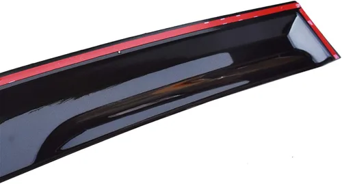 Vista 5 de Viseras de ventana, protección solar, lluvia, viento, deflectores, cubierta de acrílico de repuesto para Toyota Corolla 2003-2008 exterior, 4