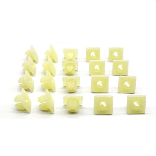 Vista 10 de BoltsandNuts Paquete de 4 tuercas para matrícula, tuercas de retención de nailon de 1/4 pulgadas para automóviles, camiones, SUV