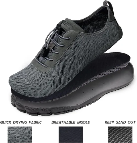 Vista 3 de SIMARI WP005 - Zapatos acuáticos unisex, deportes acuáticos, sensación descalza, de secado rápido, para playa, natación, yoga, surf, piscina