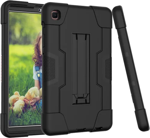 Vista 5 de Funda para Samsung Galaxy Tab A 8.4 2020, resistente policarbonato duro de silicona suave a prueba de golpes, resistente funda protectora de alto