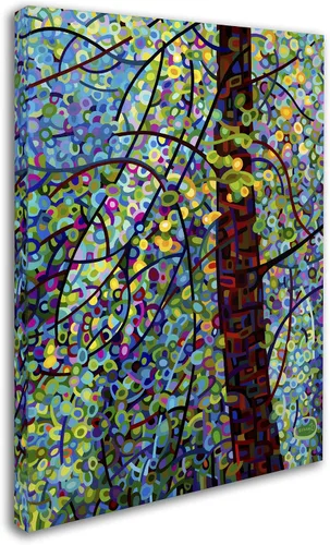 Vista 2 de Trademark Fine Art Pine Sprites by Mandy Budan - Colgante de pared, 14 x 19 pulgadas