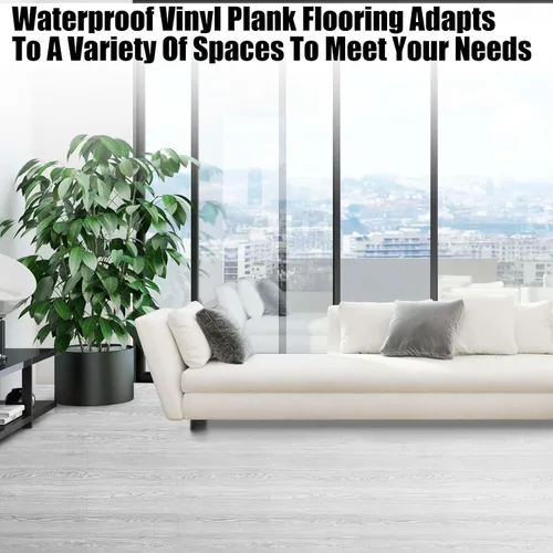 Vista 5 de Drydiet 2 rollos de azulejos de vinilo para despegar y pegar, de 23.6 x 393.7 pulgadas, azulejos de vinilo de linóleo, tablones de vinilo