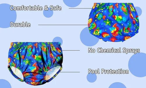 Vista 7 de Water Gear - Pañal para natación, color azul