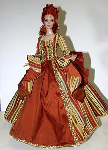 Vista 3 de Enchanted corte Gown patrón para 16" Tyler – Wentworth muñecas Tonner