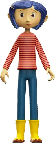 Vista 3 de Super7 Supersize Coraline - Figura de acción de Coraline de 16 pulgadas con ropa de tela, coleccionables de películas clásicas y juguetes retro