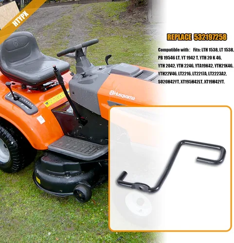 Vista 6 de 532197258 197258 Portacorrea de motor para mano izquierda, repuesto Husqvarna AYP Craftsman Poulan Mower – Compatible con CT 153 LT 154 1597 2223A2