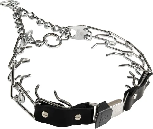 Vista 9 de Herm Sprenger Collar de Entrenamiento para Perros de Liberación Rápida Negro de Acero Inoxidable Collar Sin Tirones Hebilla de Cuero de Liberación