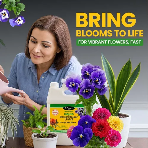 Vista 4 de EZ-GRO 10-30-20 Blossom Booster Fertilizante - Alimento líquido para plantas - El fertilizante para plantas está especialmente hecho para florecer