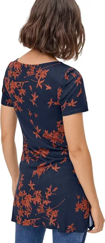 Vista 3 de ellos Túnica acampanada con abertura lateral para mujer, talla grande
