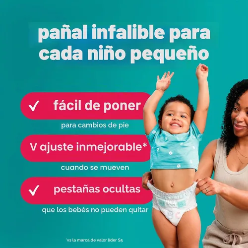 Vista 11 de Pampers Cruisers 360 Pañales - Talla 3, 26 unidades, pañales desechables para bebé, ajuste sin huecos
