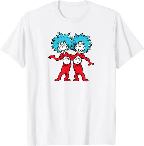 Vista 74 de Dr. Seuss Thing 1 Thing 2 Buddies - Camiseta Negro