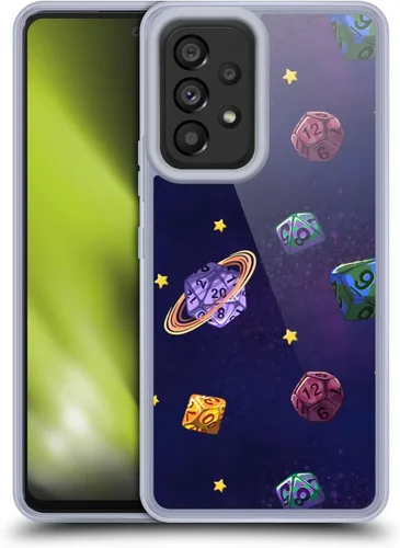 Vista 9 de Head Case Designs Officially Licensed Carla Morrow Colorful Space Dice Patterns Gel Case [Military Grade Protection] Compatible with Samsung Galaxy
