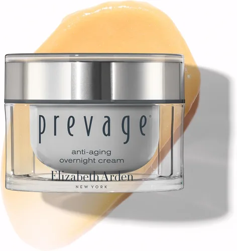 Vista 3 de Elizabeth Arden PREVAGE Crema de noche antienvejecimiento para mujeres, hidratante facial hidratante, reafirmante, reduce líneas finas y arrugas