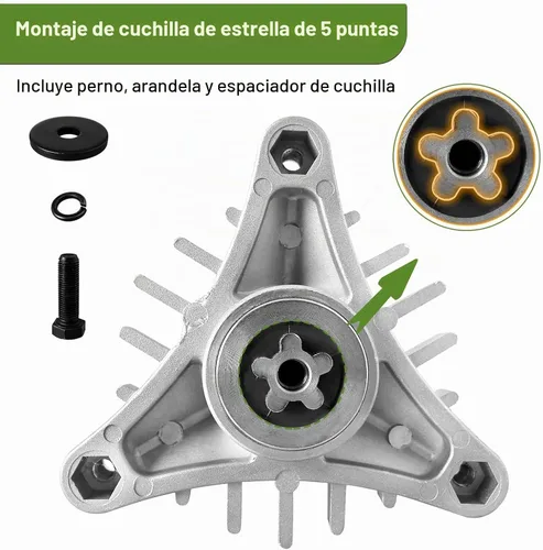 Vista 3 de Husillo 130794 apto para cortacésped Craftsman LT1000 – 128285 husillo apto para HU Pou LAN S Ears Craftsman LT2000 LT3000 DLT3000 DLT3000