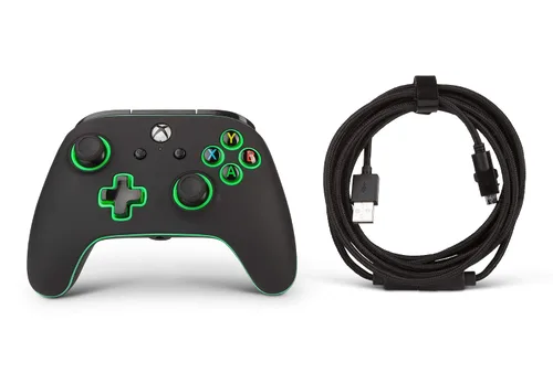 Vista 6 de PowerA Spectra Enhanced Illuminated Wired Controller for Xbox One, gamepad, wired video game controller, gaming controller, Xbox One, works with