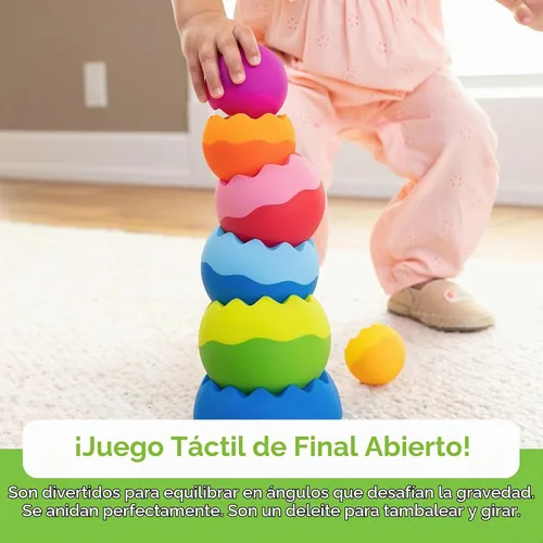 Vista 4 de Fat Brain Toys Tobbles Neo Baby Stacking Toy