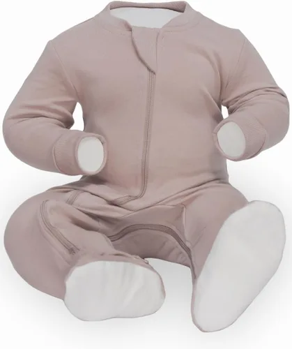 Vista 32 de ZippyJamz - Pijama orgánica para bebé con pies y cremallera para cambiar pañales fácil y rápido