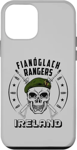 Vista 12 de iPhone 15 Fiannoglaigh Irish Special Force Army Ranger Irlanda Funda de defensa