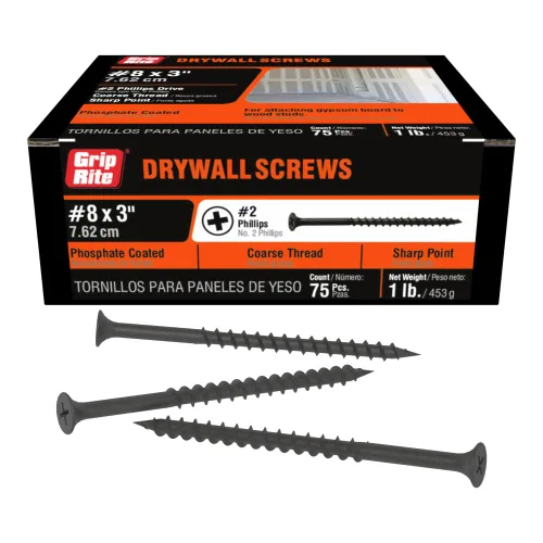 Vista 18 de Grip-Rite 2CDWS5#6 X 2 "Phillips Bugle Head - Tornillo para paneles de yeso de punta afilada, caja de 5 libras