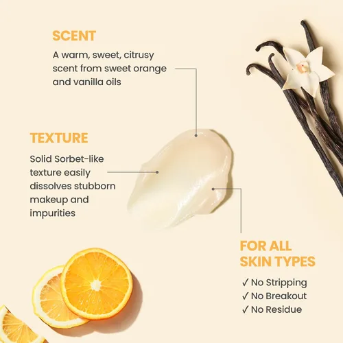 Vista 5 de Honeyskin Bálsamo limpiador de miel, removedor de maquillaje de cara y ojos para piel sensible, limpiador facial hidratante y bálsamo de fusión