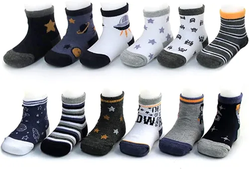 Vista 3 de Rising Star Calcetines de bebé para niños y niñas de 0-66-1212-24 meses