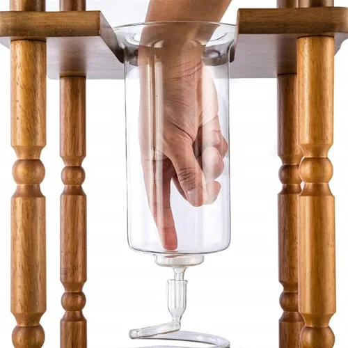 Vista 4 de Percolador - Cafetera para goteo, cafetera con goteo, máquina de café fría para café o tetera de vidrio