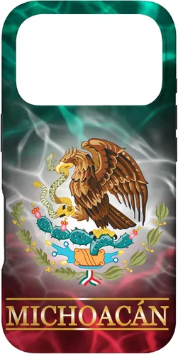 Vista 30 de Funda para iPhone 17 con la bandera de México de Michoacán - Orgullosa de las raíces mexicanas