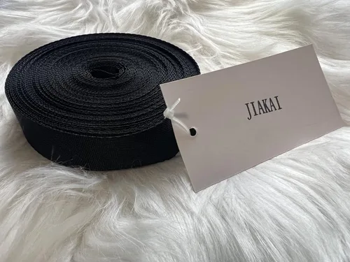 Vista 2 de JIAKAI Correa de nailon resistente de 1 pulgada de ancho y 10 yardas, correas pesadas de polipropileno para bolsas, hamacas, escalada al aire libre