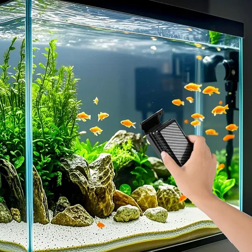 Vista 8 de hygger Limpiador magnético para peceras, limpiador de vidrio para acuario