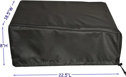 Vista 3 de Cubierta de parrilla impermeable resistente para Blackstone de 22 pulgadas sin capucha, comparado con la cubierta Blackstone 1724